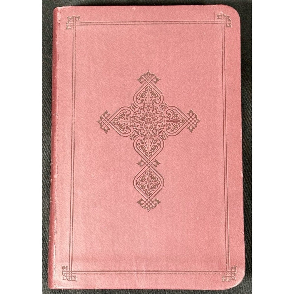 Crossway Holy Bible ESV Compact Thinline Pink TruTone Celtic Cross Edition